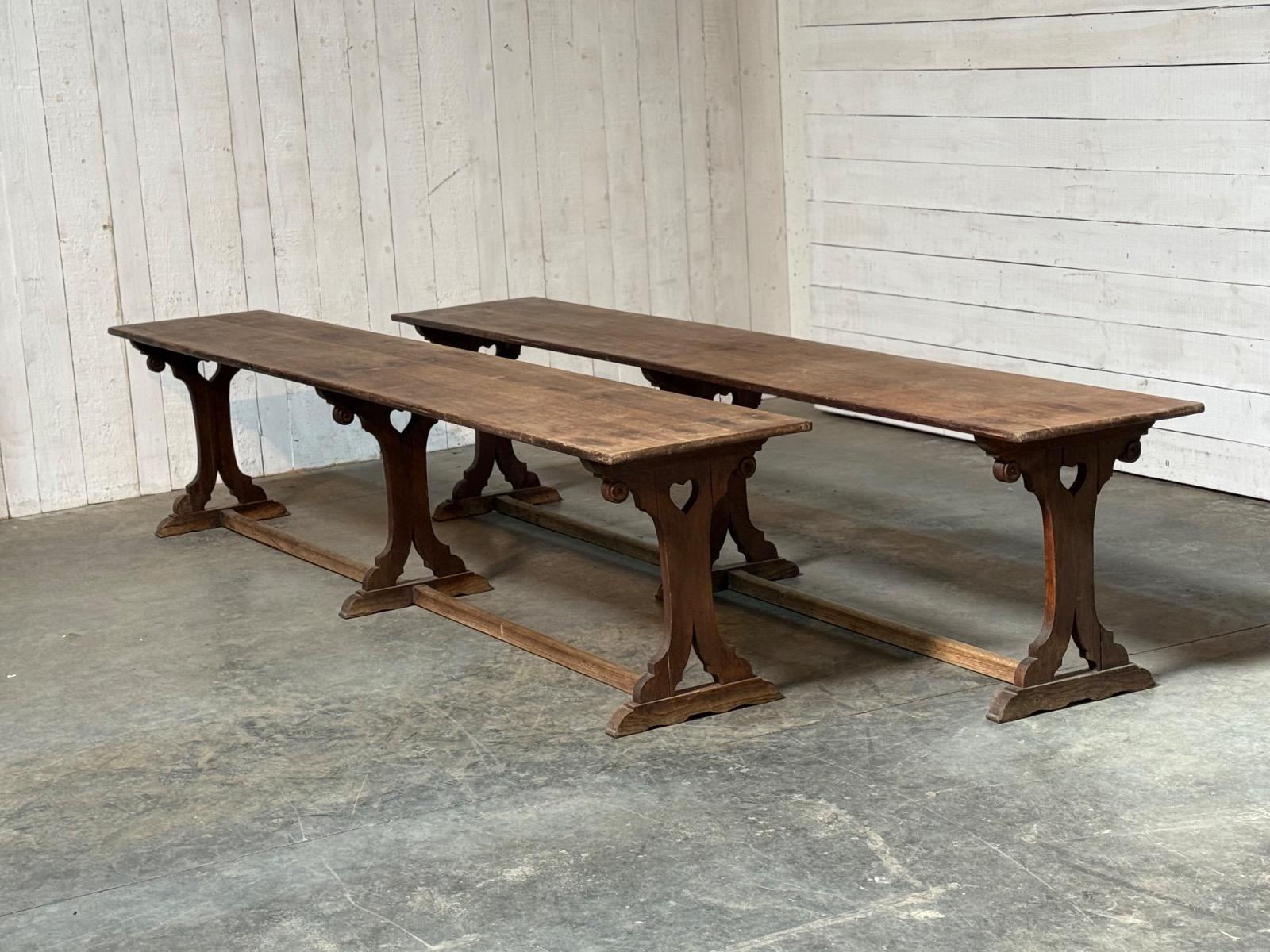 Pair of console tables 
