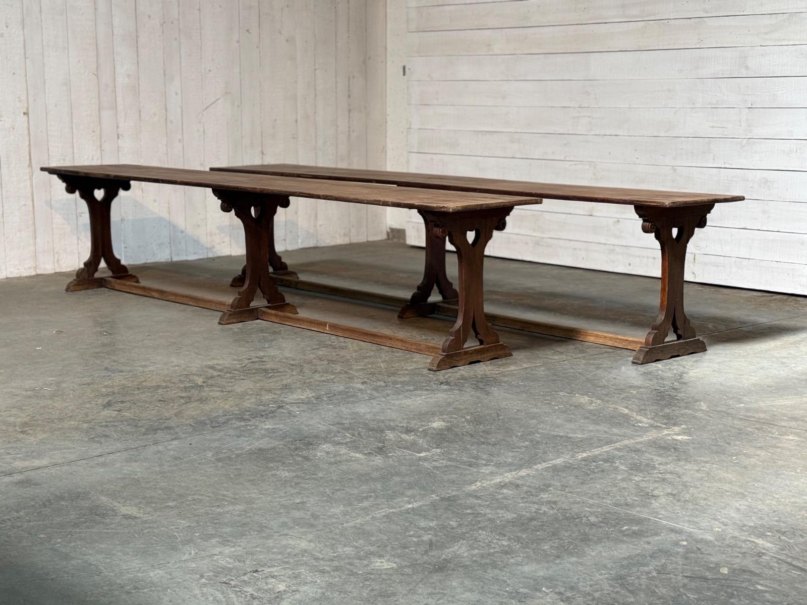 Pair of console tables 