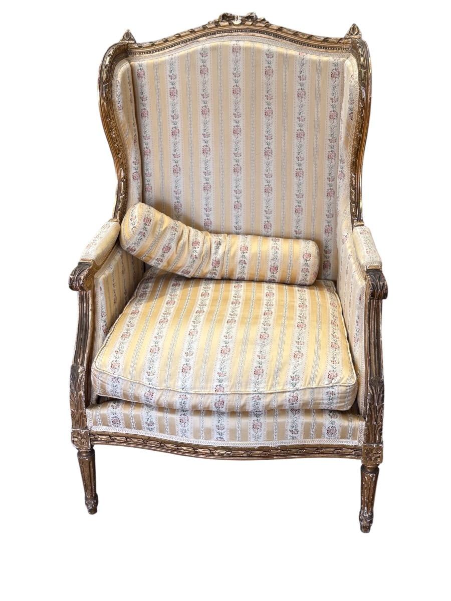 Pair of french Louis XVI Bergères 