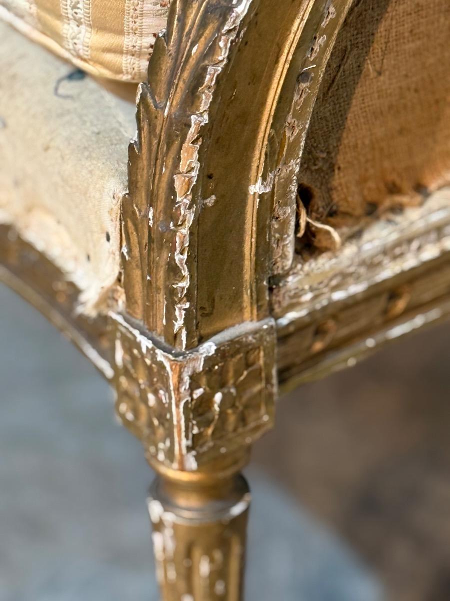 Pair of french Louis xvi bergères 