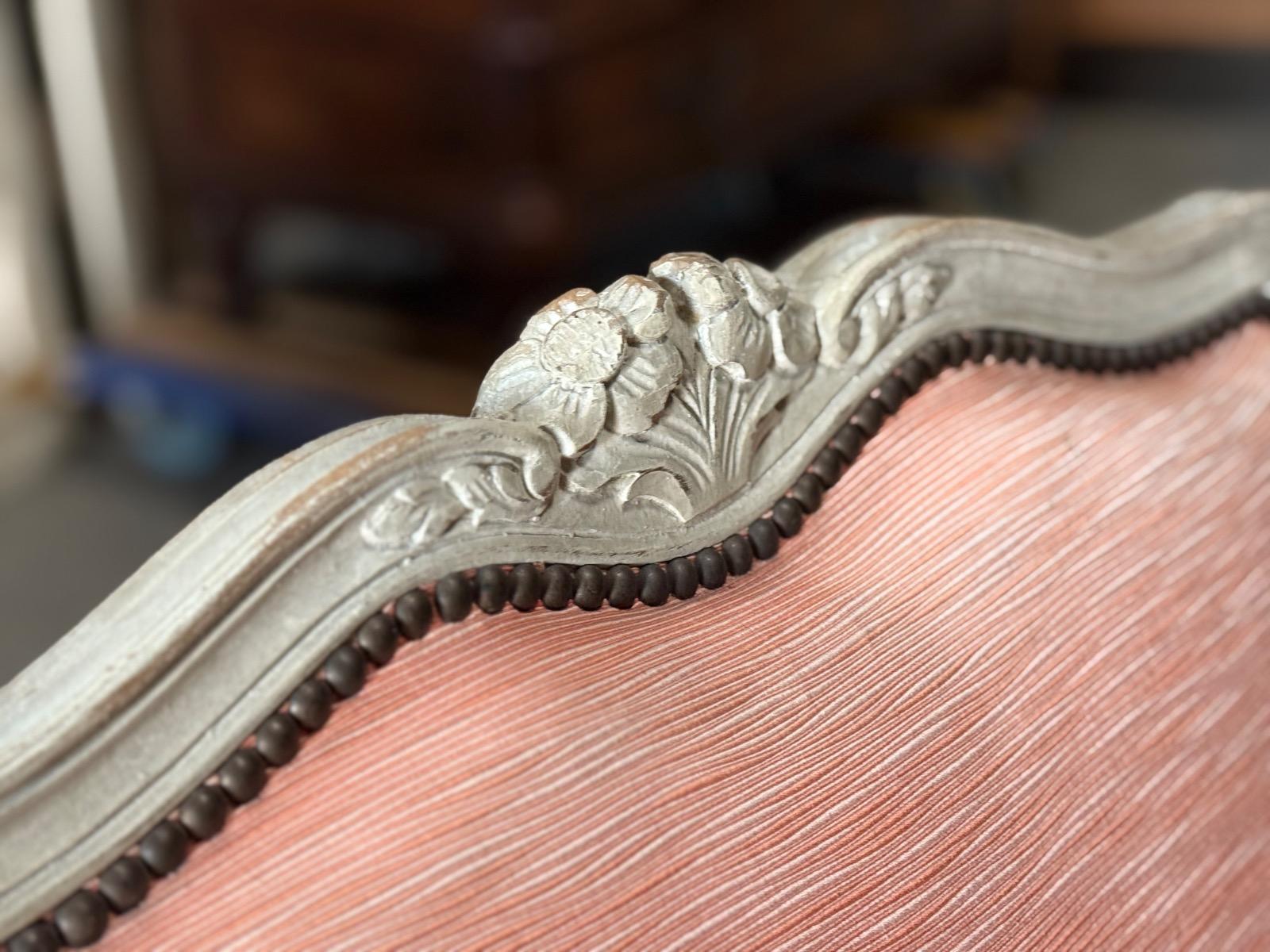 Pair of large french Louis Xv bergères 