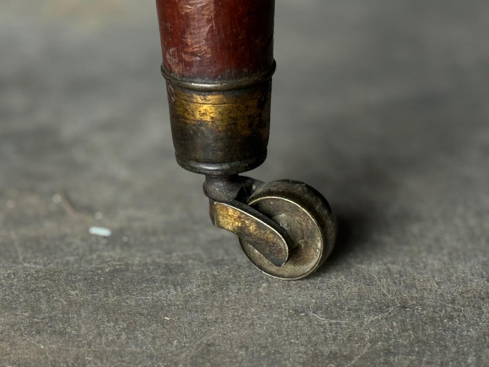 Pair of mahogany english console tables 