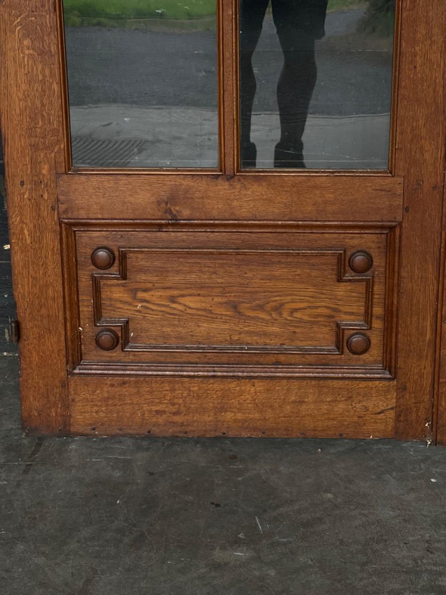 Pair of oak doors 