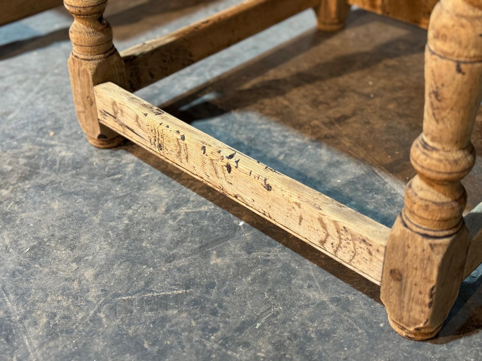 Pair of rustic tables 