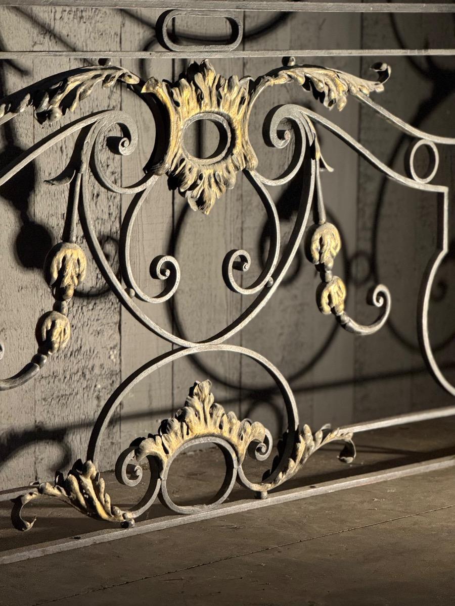 Pair of wrought iron console 