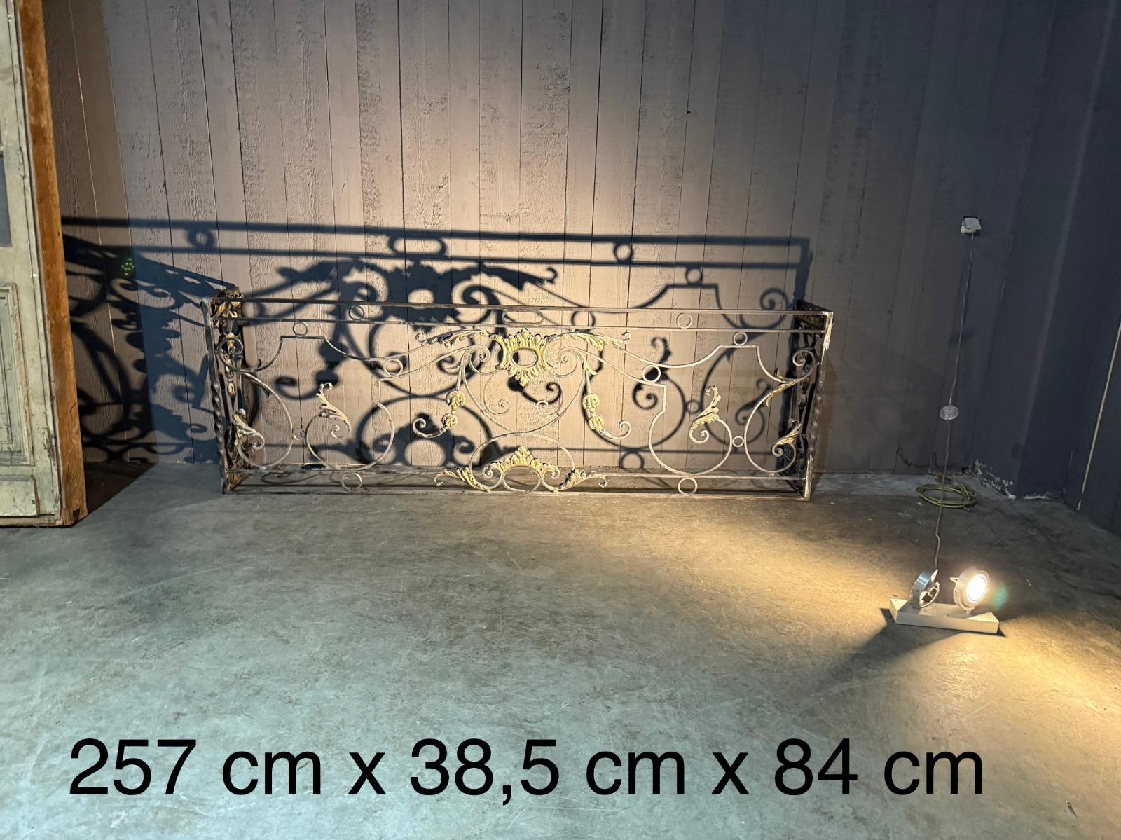 Pair of wrought iron console 