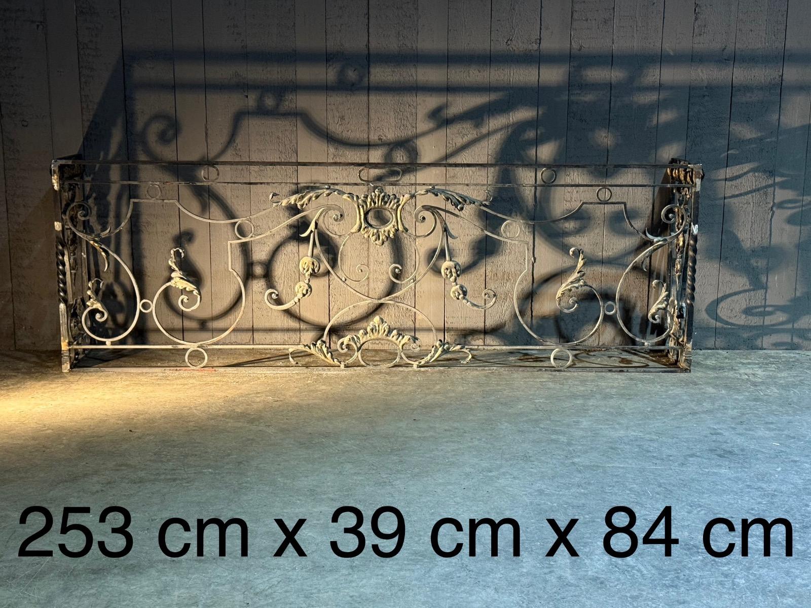 Pair of Wrought iron consoles 