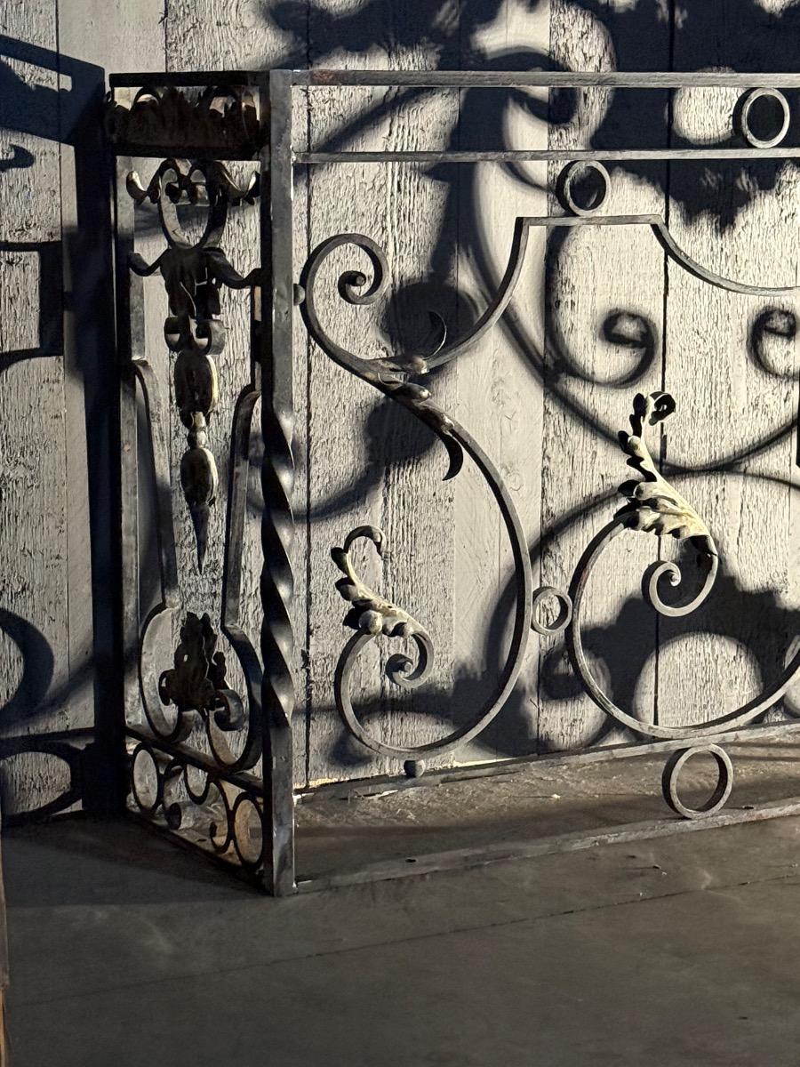 Pair of Wrought iron consoles 