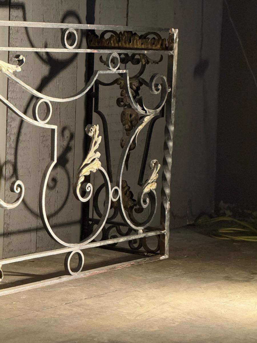 Pair of Wrought iron consoles 