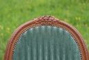 Paire de bergères de style Louis 16