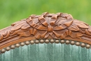 Paire de bergères de style Louis 16