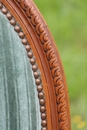 Paire de bergères de style Louis 16