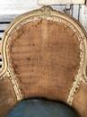 Paire de bergères Louis XV patinées  France 1900