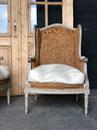 Paire de Bergères louis XVI peintes