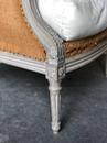 Paire de Bergères louis XVI peintes