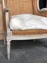 Paire de Bergères louis XVI peintes