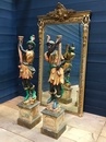 Paire de blackamoor en bois