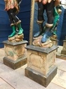 Paire de blackamoor en bois