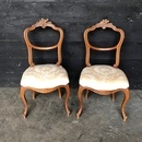 Paire de chaises en noyer