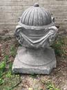 Paire de décorations en pierre bleue sculptée  en Pierre bleue, 19eme siècle