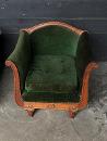 Paire de fauteuils Art Deco en chêne