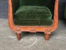 Paire de fauteuils Art Deco en chêne