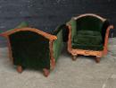 Paire de fauteuils Art Deco en chêne