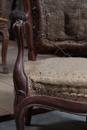 Fauteuils style Louis-Philippe en acajou, France 19è