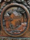 Panneau sculpté de boiserie époque louis 16