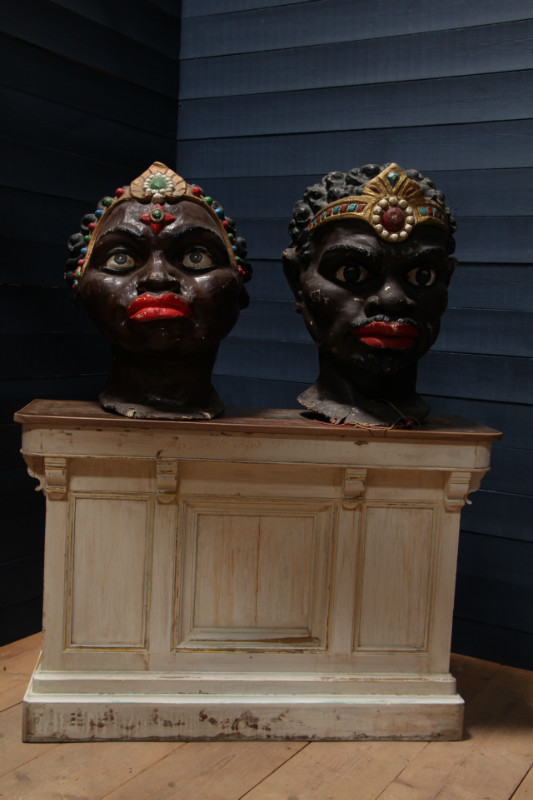 Papier Maché Carnaval heads
