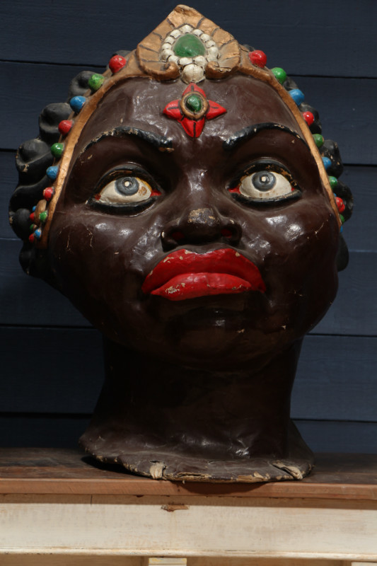 Papier Maché Carnaval heads