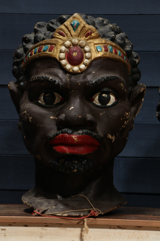 Papier Maché Carnaval heads