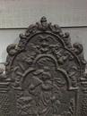 Plaque en fonte de cheminée
