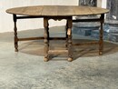 Round rustic English table 