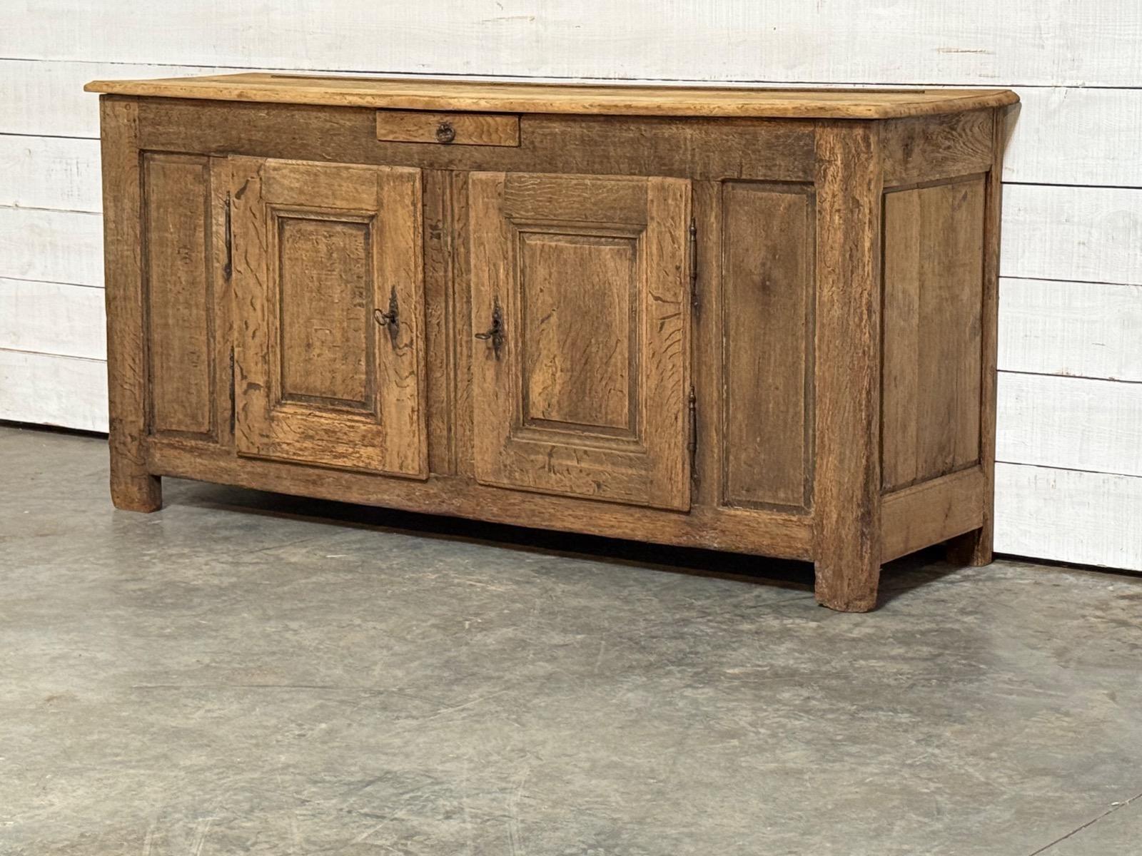 Rustic buffet in bleached oak