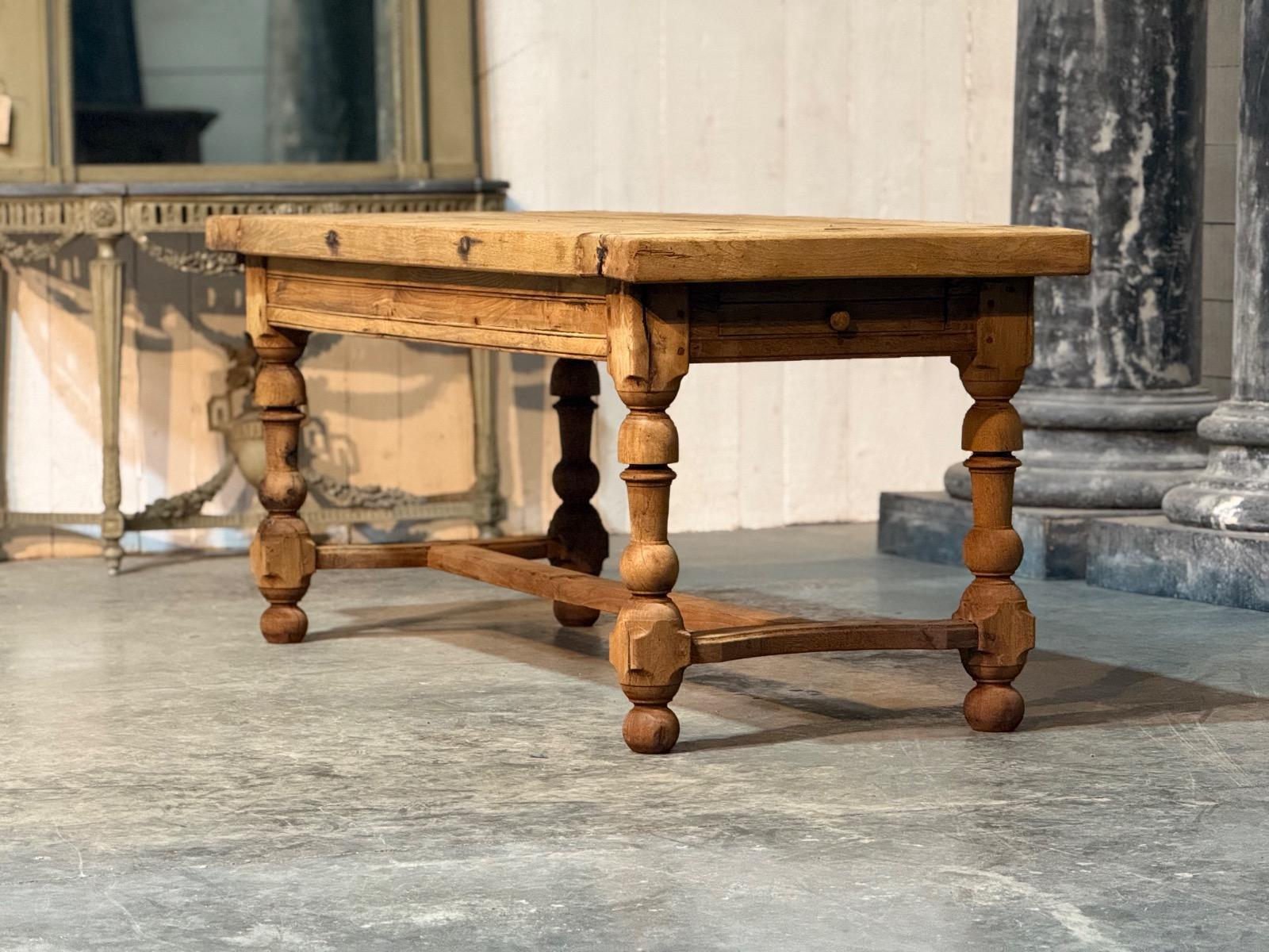 Rustic farmhouse table