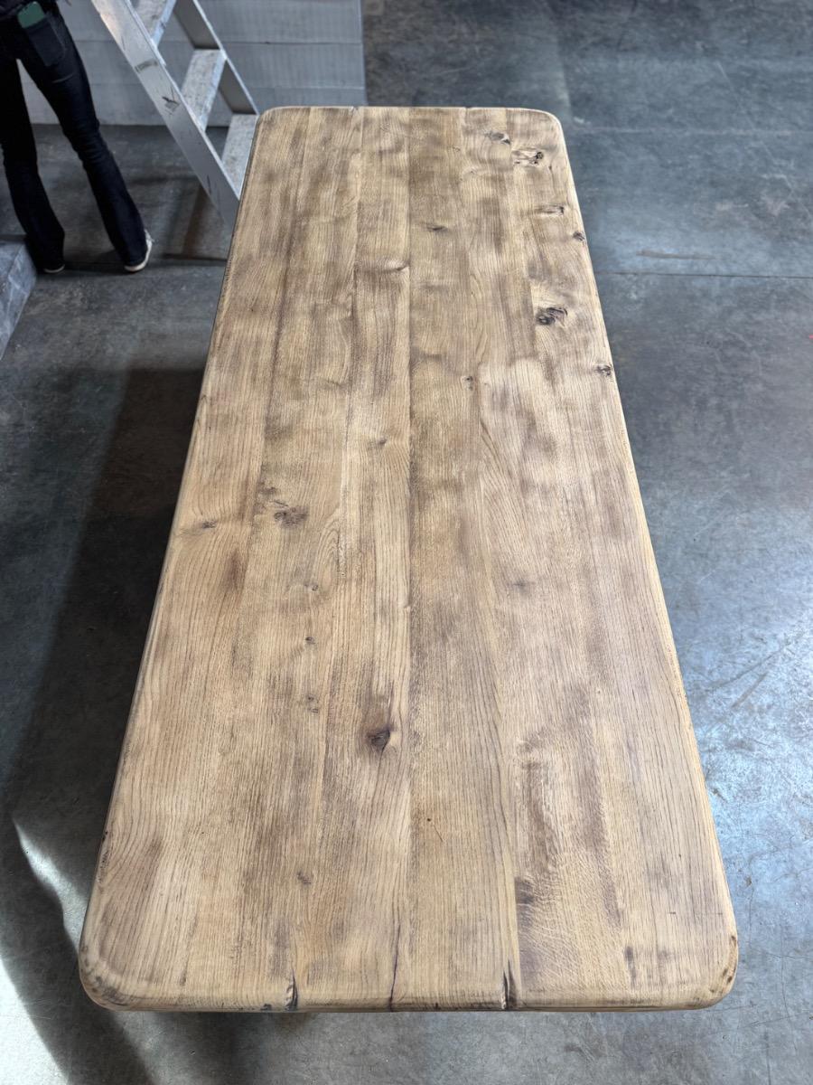 Rustic trestle table 