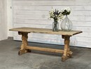 Rustic trestle table 