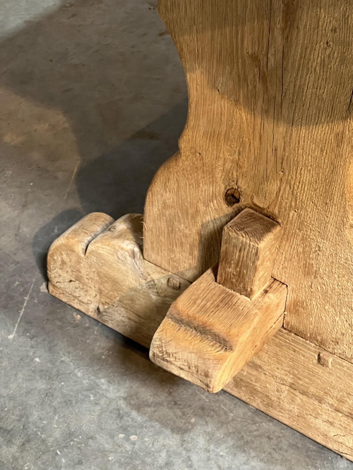 Rustic trestle table 