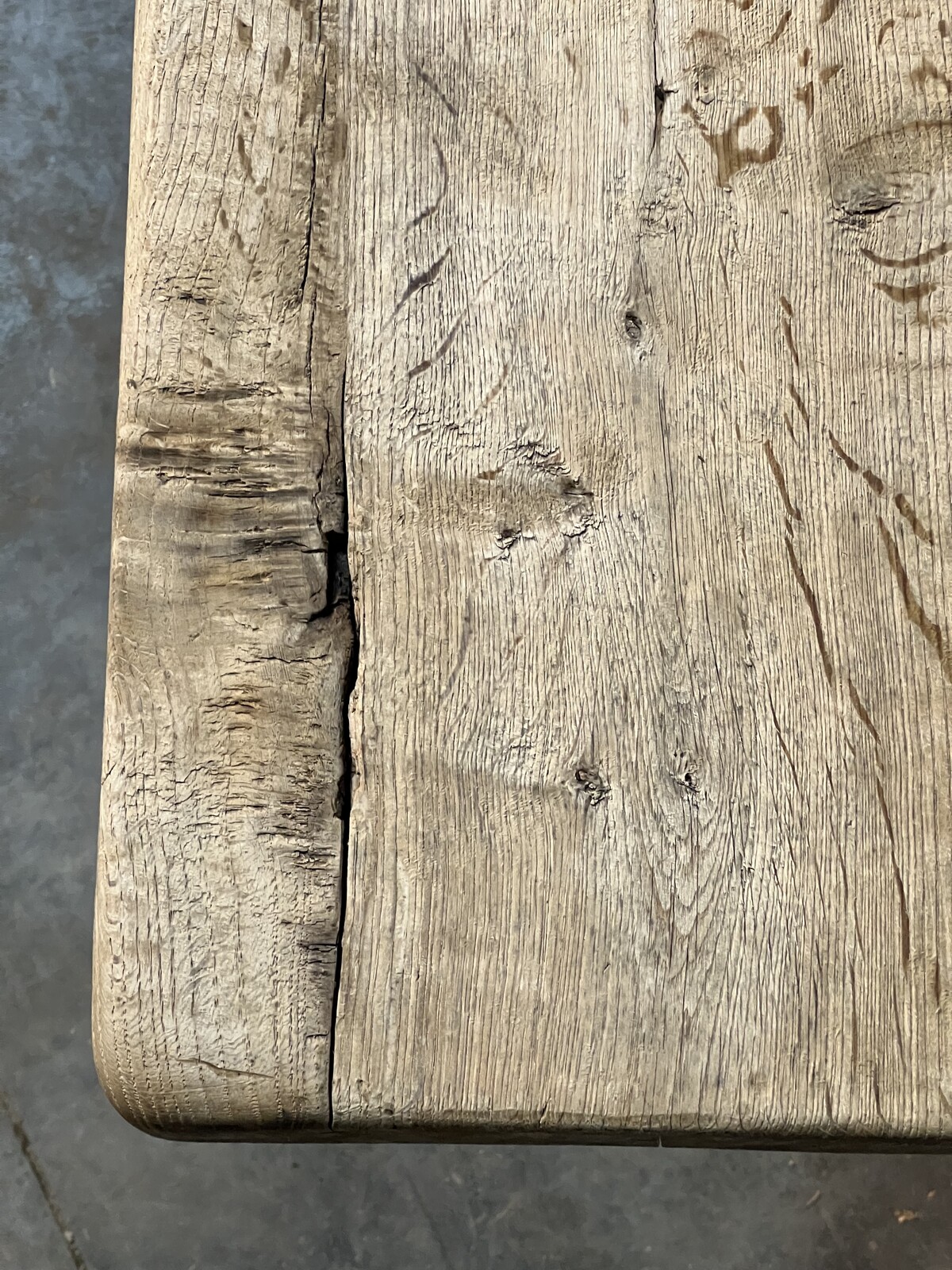 Rustic trestle table 