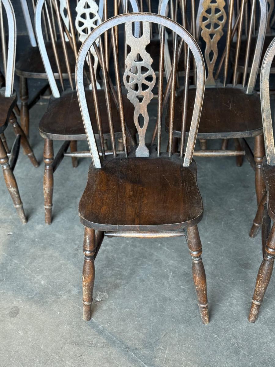 Set of 13 Windsor chairs