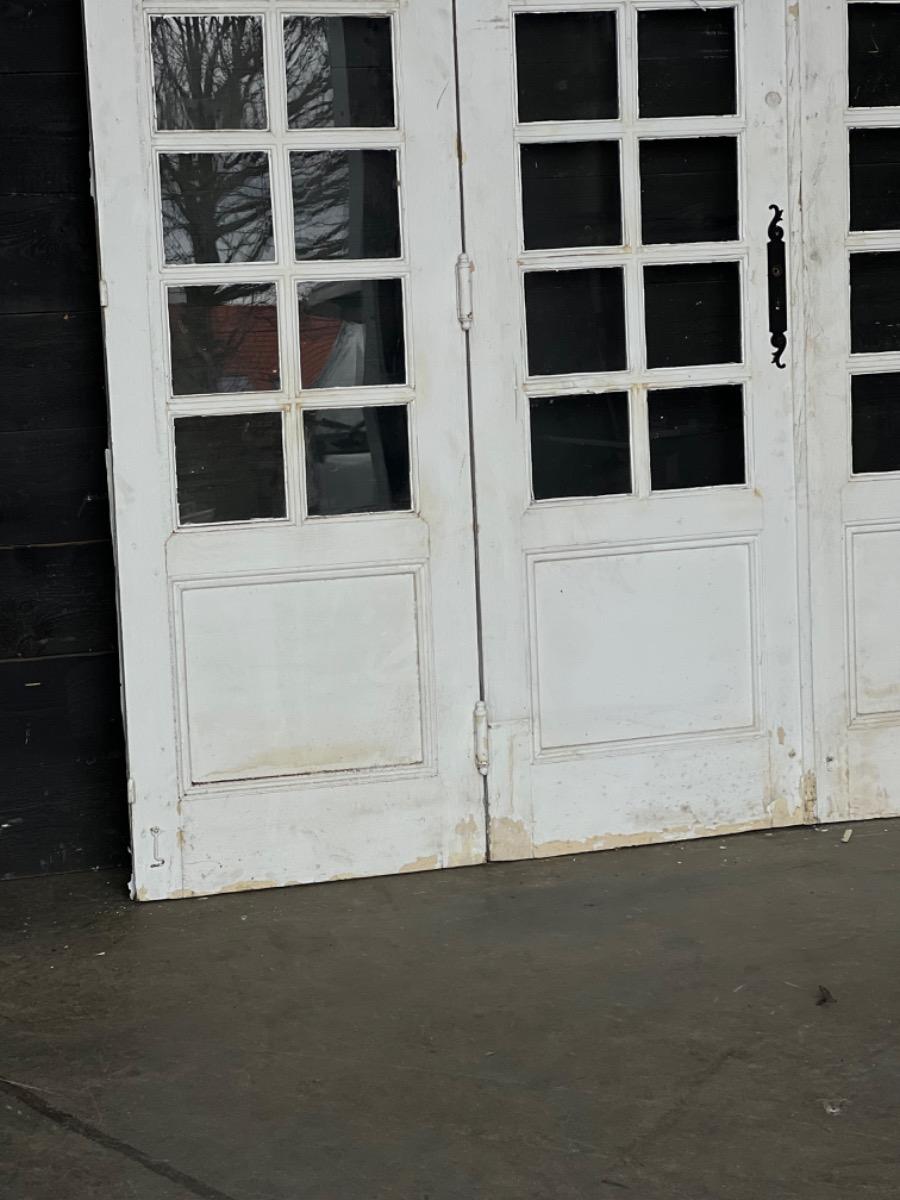 Set of four painted doors 