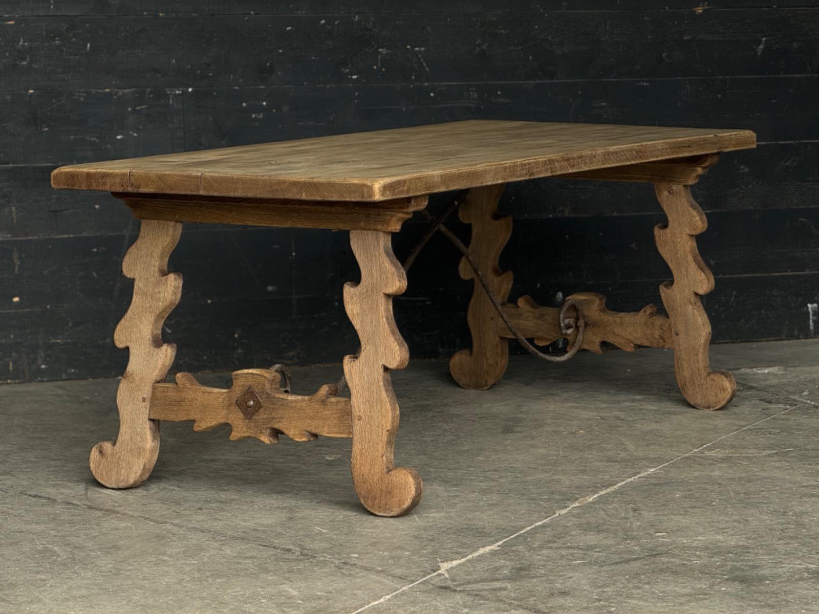 Spanish oak farmhouse table 