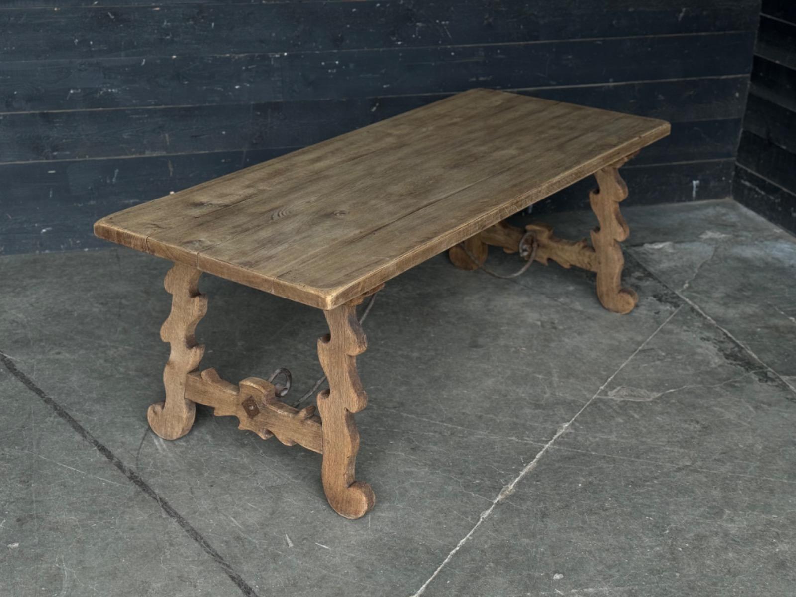 Spanish oak farmhouse table 
