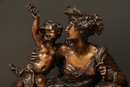 Statue en bronze signé A. Carrier