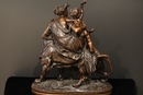 Statue en bronze signé A. Carrier
