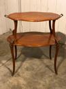 Table à deux niveaux LXV mahogany