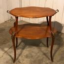 Table à deux niveaux LXV mahogany