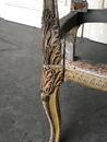 Fauteuil polychromé style Transition Louis XV/XVI  France 19 ème