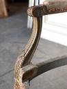 Fauteuil polychromé style Transition Louis XV/XVI  France 19 ème